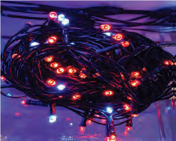CORDAO DE 100 LEDS COM ESTROBOS
